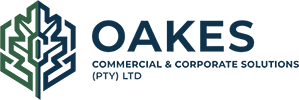 Oakes Commercial & Corporate Solutions. AND CORPORATE SOLUTIONS ( PTY ) LTD Logo